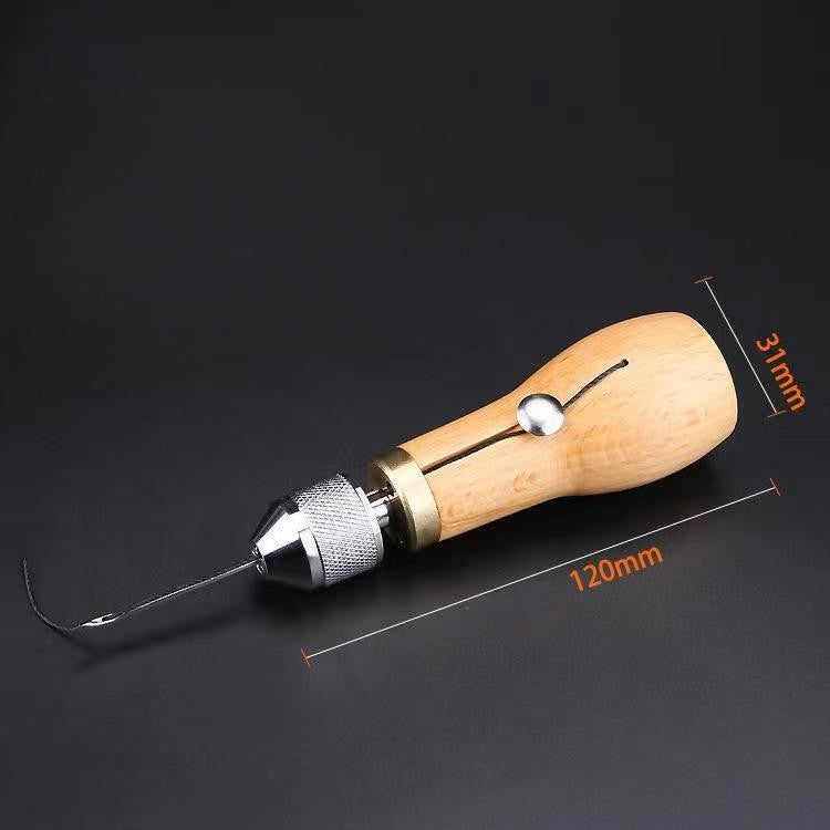 Leather Stitching Pony with Diamond Chisel Set – Professional Hand Sewing Tool Kit for DIY Leathercraft, Carving & Cowhide Stitching – Heavy Duty Clamp & Punch Tools for Wallet, Belt & Bag Making