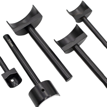 Semi Circle Leather Punch Set, 15-45mm Half Round Die Cutter, High Carbon Steel Leather Corner Punch for Handmade Leathercraft, Belt, Wallet, PVC