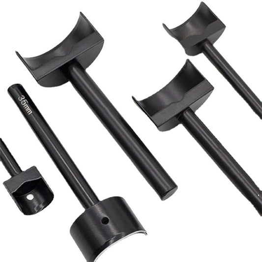 Semi Circle Leather Punch Set, 15-45mm Half Round Die Cutter, High Carbon Steel Leather Corner Punch for Handmade Leathercraft, Belt, Wallet, PVC
