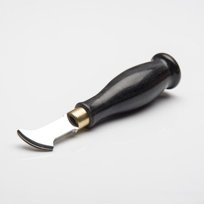 Leather Groover Tool, Ebony Handle Leather Edge Creaser, Leather Stamping Grooving Tool for Leather Craft, 4 Sizes 1.0/1.5/2.0/2.5mm Leather Working Tool for DIY Leathercraft Projects