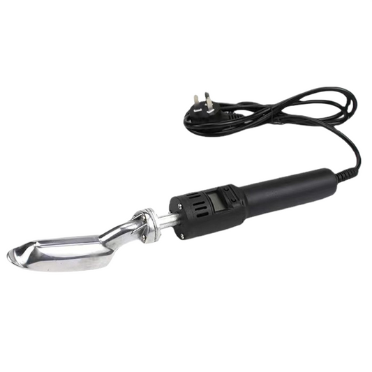Digital Temperature Control Leather Iron, 80W Electric Leather Wrinkle Remover with Stainless Steel Tip, 50‑300°C Adjustable Heat for Leather Garments & Leather Goods